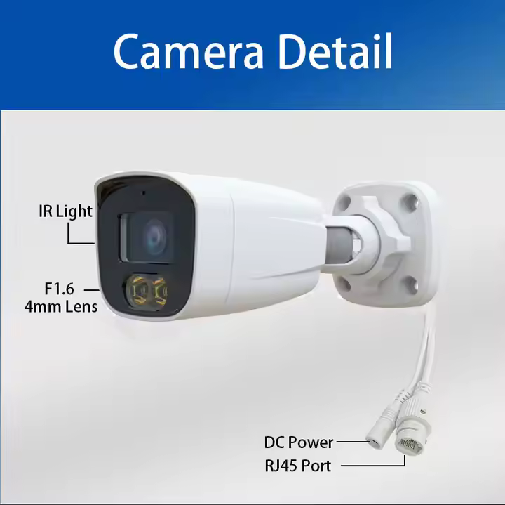 8 CAM 5MP IP PoE CCTV COMBO -4K NVR